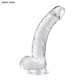 Realistic White Dildo Adult Sex Toys for Women Men In Pakistan